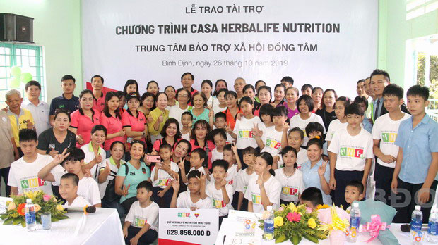 Quỹ Herbalife Nutrition: Trao gói hỗ trợ năm thứ 7 liên tiếp cho Trung tâm BTXH Đồng Tâm