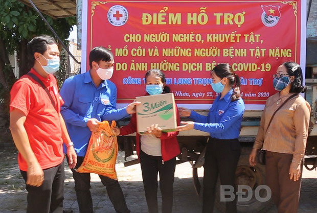 CTĐ Hoài Nhơn: Hỗ trợ người dân khó khăn do dịch bệnh