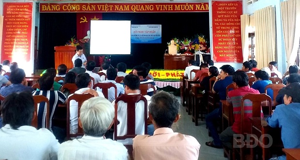 Tập huấn sơ cấp cứu cho ngư dân các xã ven biển huyện Phù Cát