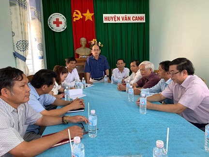 Ông Phan Văn Hiệp giữ chức vụ Phó Chủ tịch Hội CTĐ huyện Vân Canh