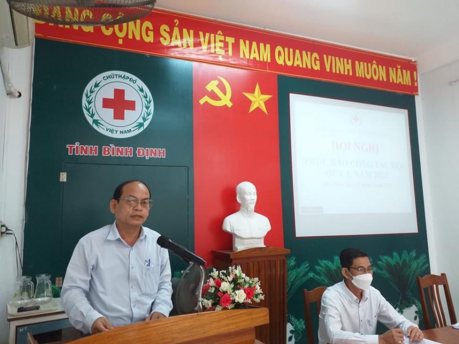 HỘI NGHỊ TRỰC BÁO CÔNG TÁC HỘI VÀ PHONG TRÀO CHỮ THẬP ĐỎ QUÝ I, NĂM 2022