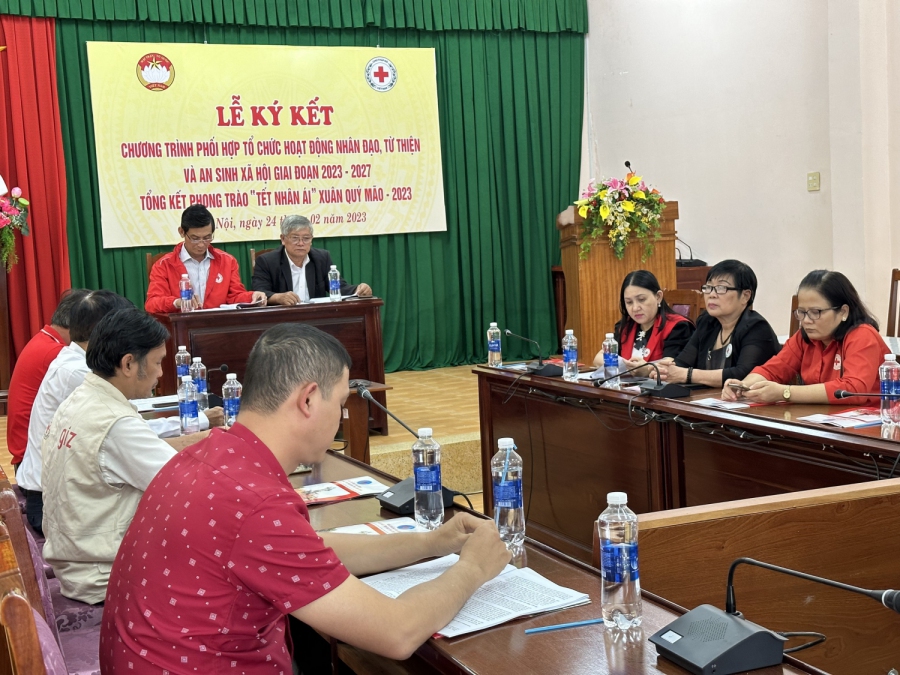 Hội nghị trực tuyến tổng kết phong trào Tế Nhân ái - Xuân Quý Mão2023.