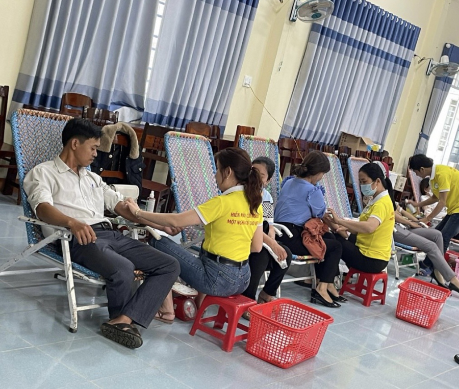 An Lão tổ chức hiến máu tình nguyện đợt 1 năm 2023