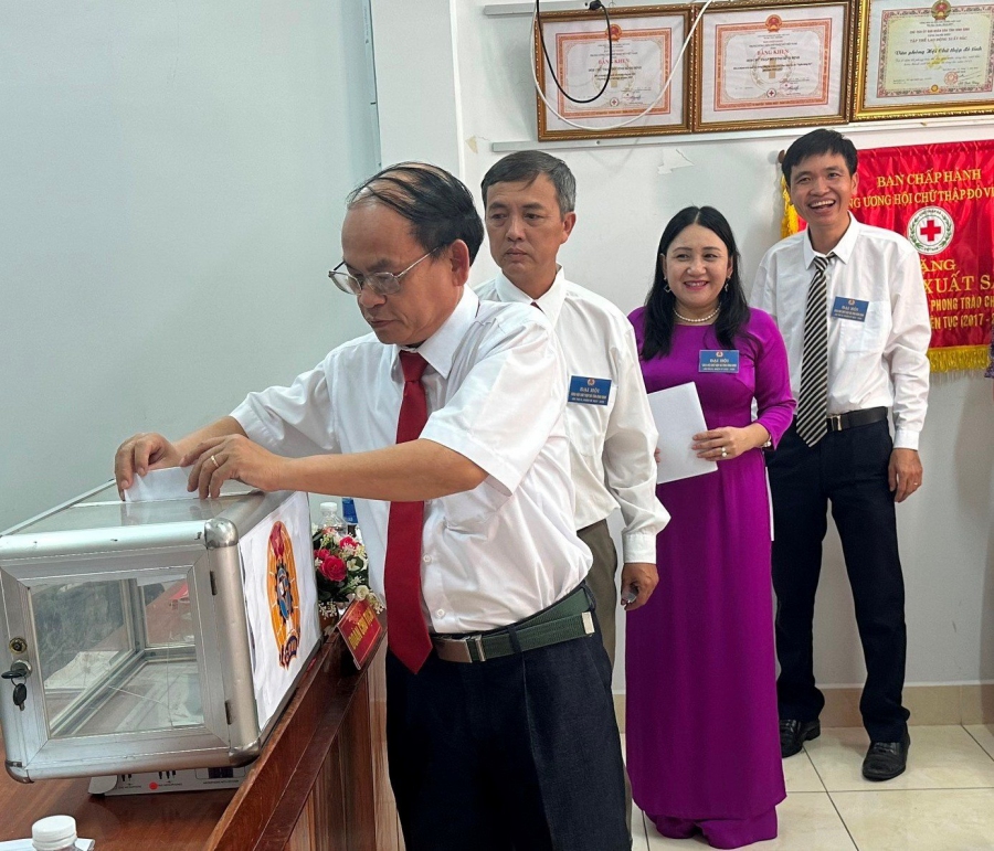 Đại hội Công đoàn cơ sở Hội Chữ thập đỏ tỉnh nhiệm kỳ 2023 – 2028