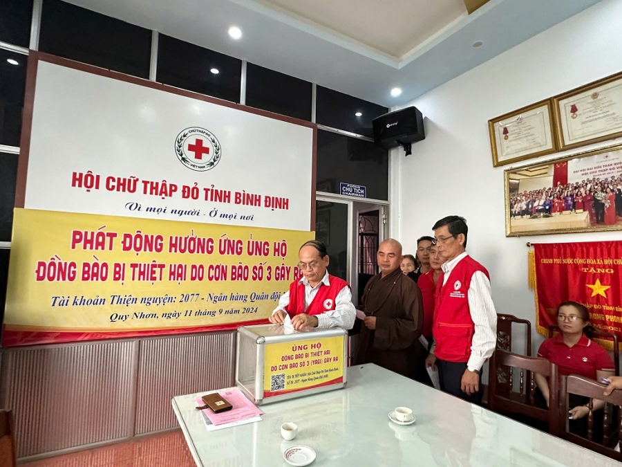 Thư vận động ủng hộ đồng bào các tỉnh phía Bắc bị thiệt hại do bão số 3 (siêu bão Yagi) gây ra