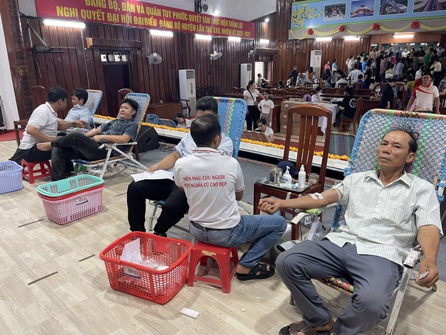 Huyện Tuy Phước tổ chức hiến máu tình nguyện đợt 3 năm 2025