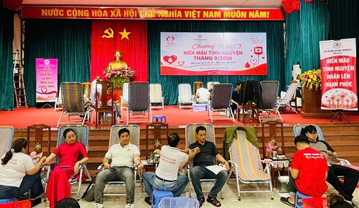 Người dân Quy Nhơn hiến máu tình nguyện