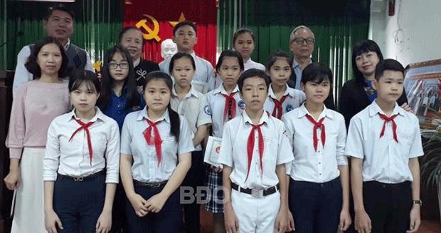 Quỹ bình định chung tay: Tiếp tục cấp 28 suất học bổng cho học sinh khó khăn trong năm học mới