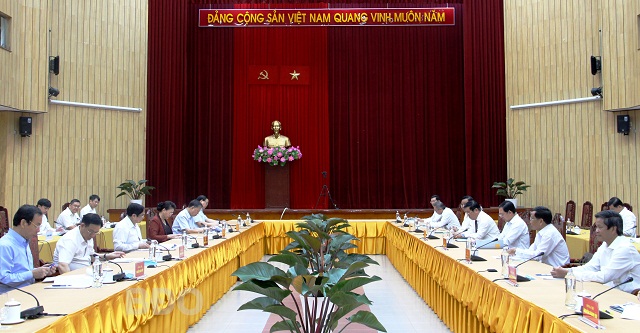 Quang cảnh buổi làm việc.