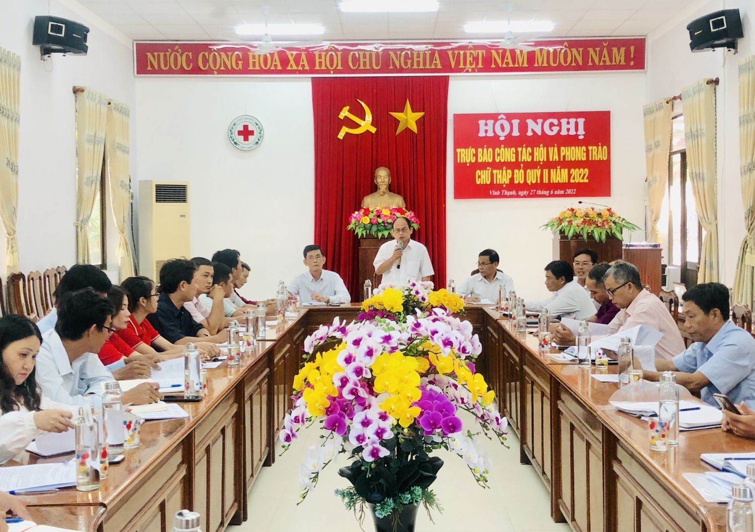 Hội chữ thập đỏ trong tỉnh đã thực hiện tốt công tác xã hội nhân đạo