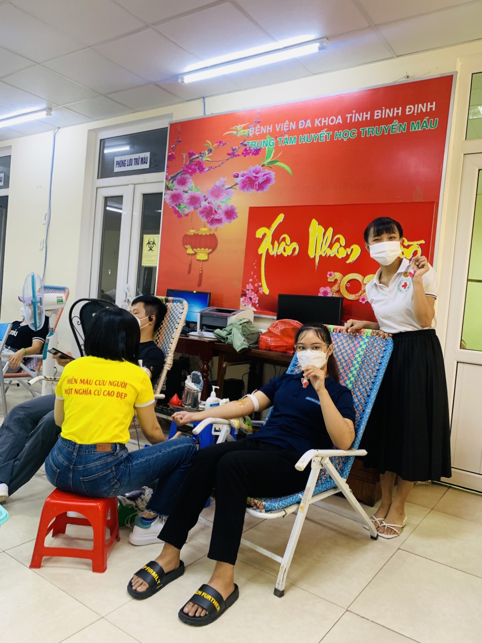 CLB 25 tổ chức hiến máu đột xuất