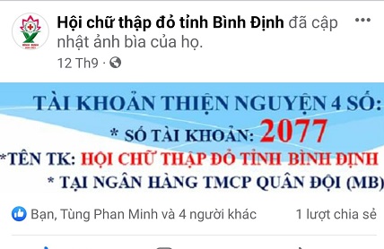 Đẩy mạnh mở tài khoản thiện nguyện