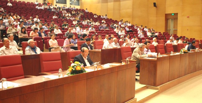 Các đại biểu tham dự Hội nghị. Ảnh: N. HÂN