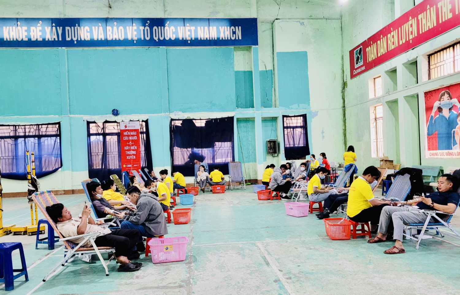 Huyện Phù Mỹ tổ chức Hiến máu tình nguyện đợt 6/2022.