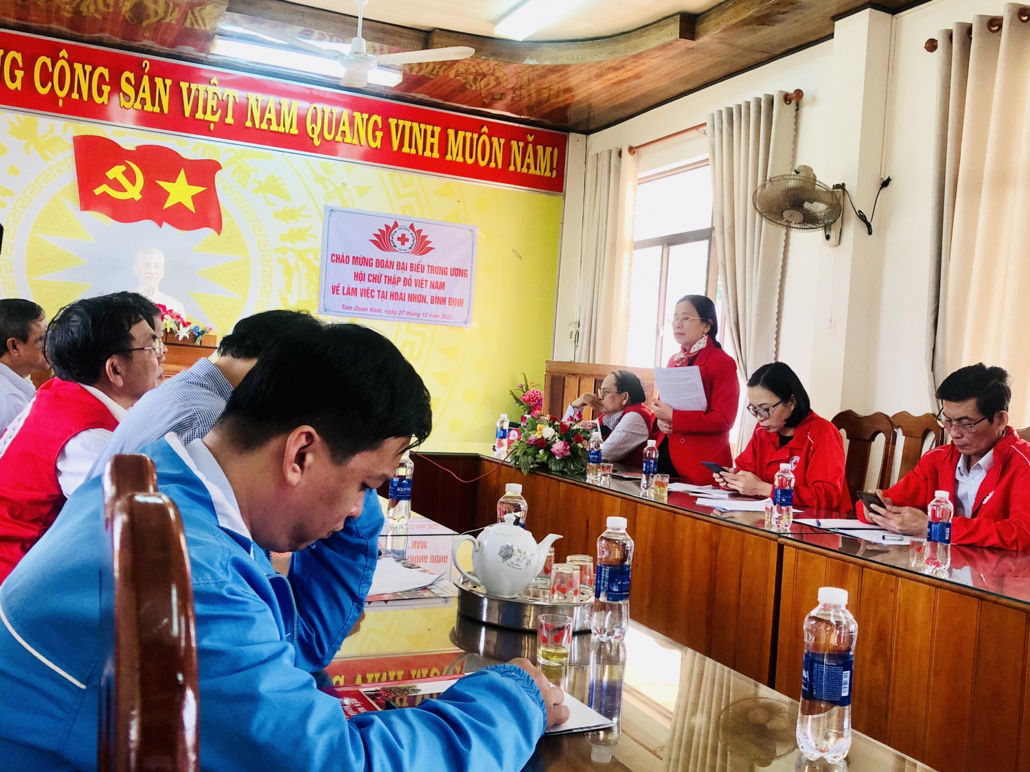 Trung ương Hội CTĐ Việt Nam làm việc tại thị xã Hoài Nhơn