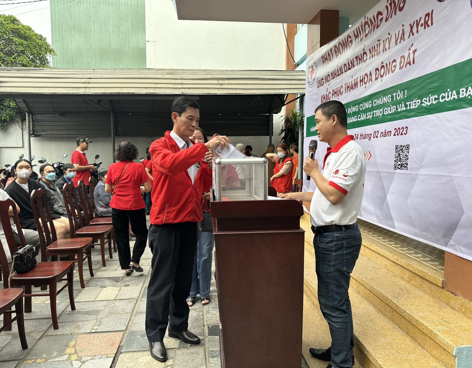 Hội Chữ thập đỏ TP. Quy Nhơn: Phát động ủng hộ người dân Thổ Nhĩ  Kỳ và Syria khắc phục thảm họa động đất và Tổ chức phiên chợ 0 đồng