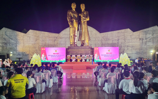 Quang cảnh đại hội Cháu ngoan Bác Hồ lần thứ XVI, năm 2023. Ảnh: C.H