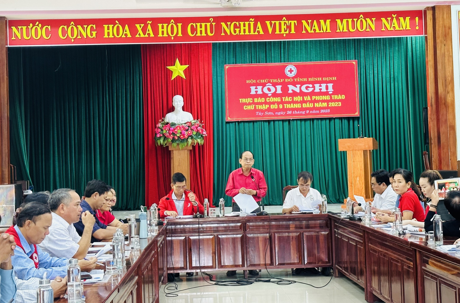 Hội Chữ thập đỏ tỉnh: Trực báo công tác Hội và phong trào Chữ thập đỏ 9 tháng đầu năm 2023