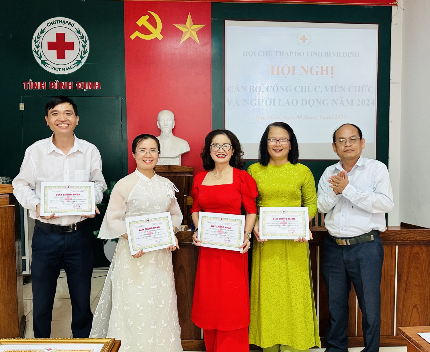 Hội Chữ thập đỏ tỉnh tổ chức hội nghị CBCCVC và NLĐ năm 2024