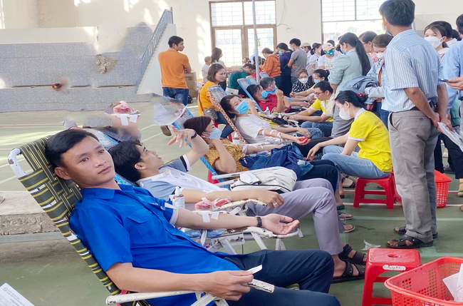 Phù Mỹ tổ chức hiến máu tình nguyện đợt 2 năm 2024