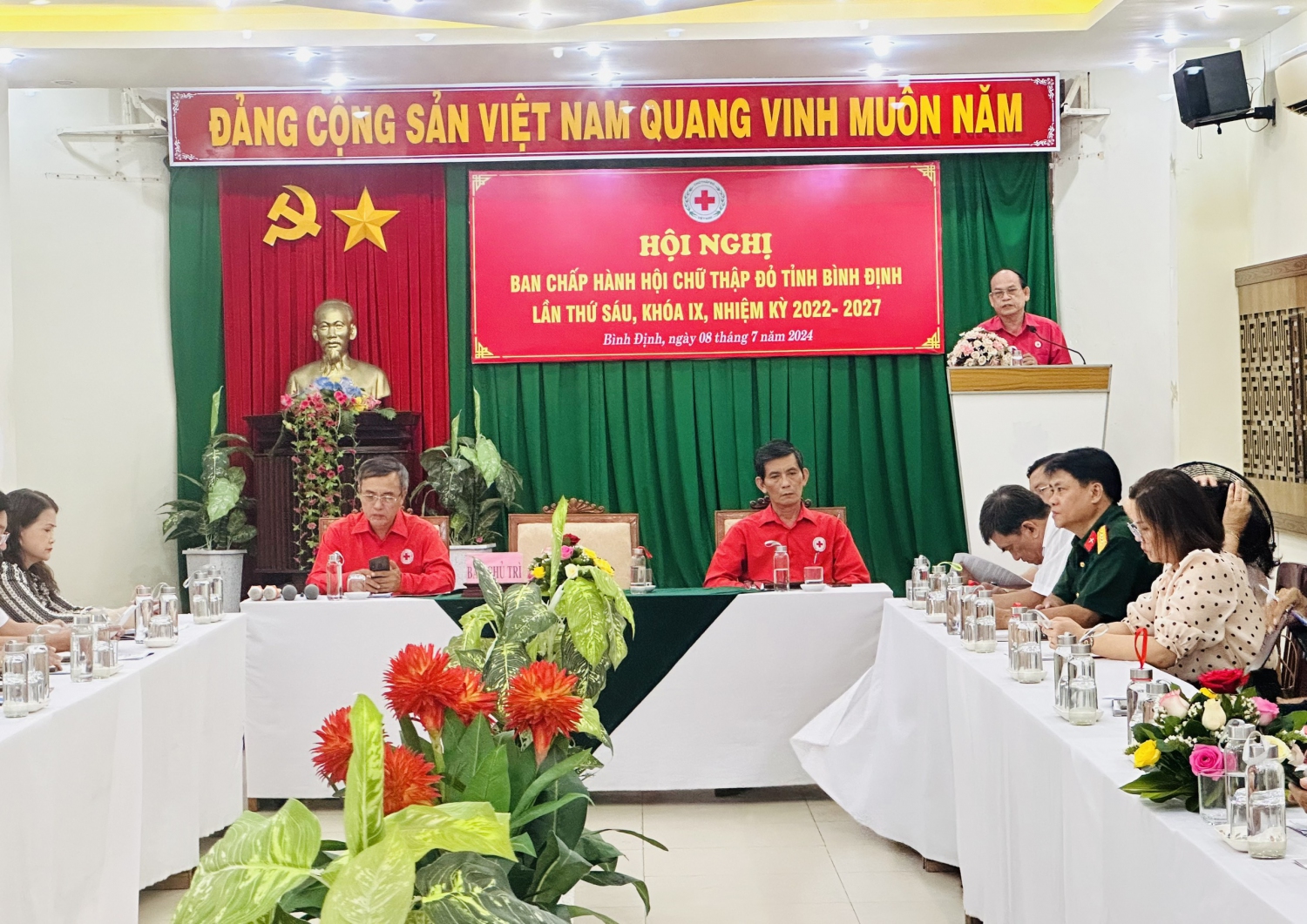 HỘI NGHỊ BAN CHẤP HÀNH HỘI CHỮ THẬP ĐỎ TỈNH BÌNH ĐỊNH ĐỊNH LẦN THỨ SAU, NHIỆM KỲ 2022-2027