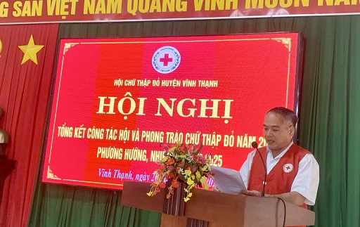 Ông Nguyên Văn Bình - Chủy tịch Hội CTĐ huyện Vĩnh Thạnh