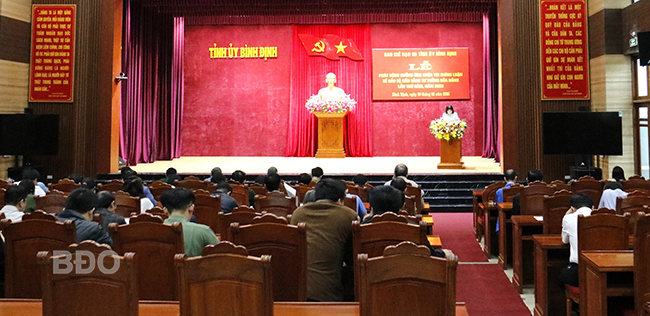 Phát động hưởng ứng Cuộc thi chính luận về bảo vệ nền tảng tư tưởng của Đảng lần thứ Năm, năm 2025 trên địa bàn tỉnh