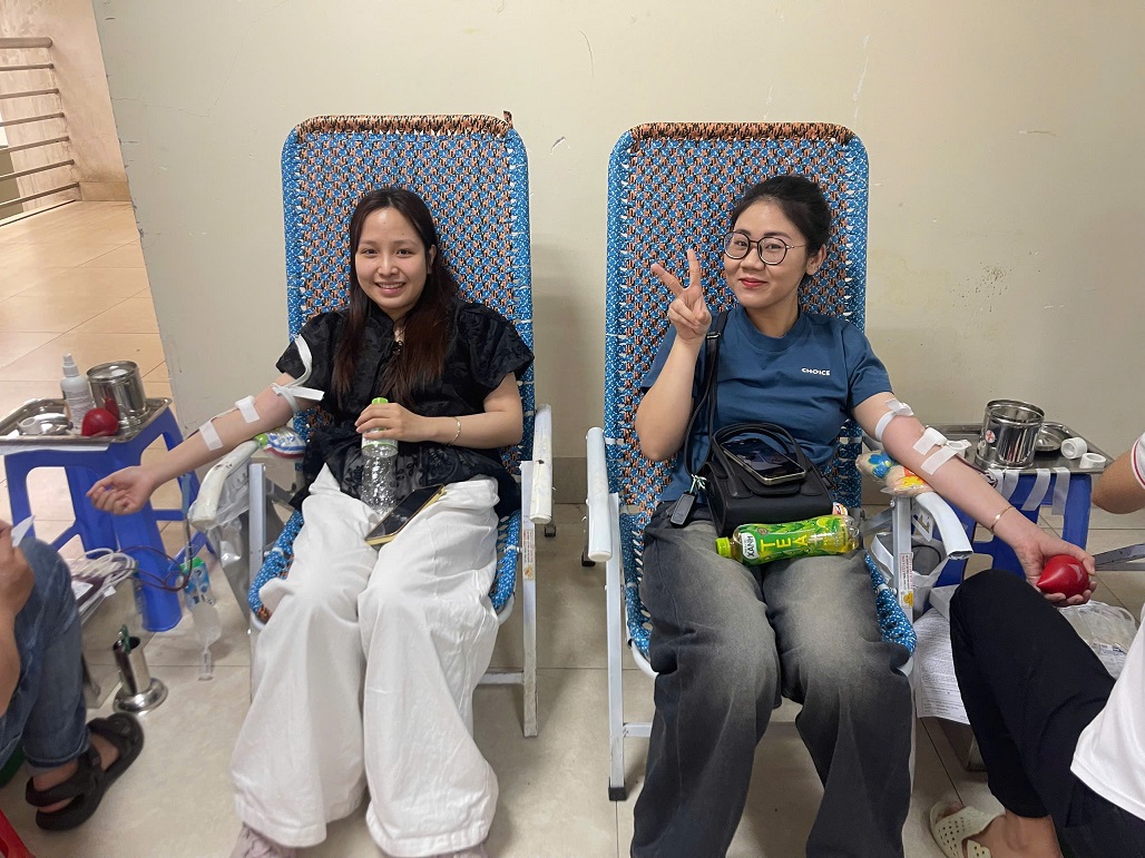 Hiến máu tình nguyện tại BVĐK tỉnh Bình Định