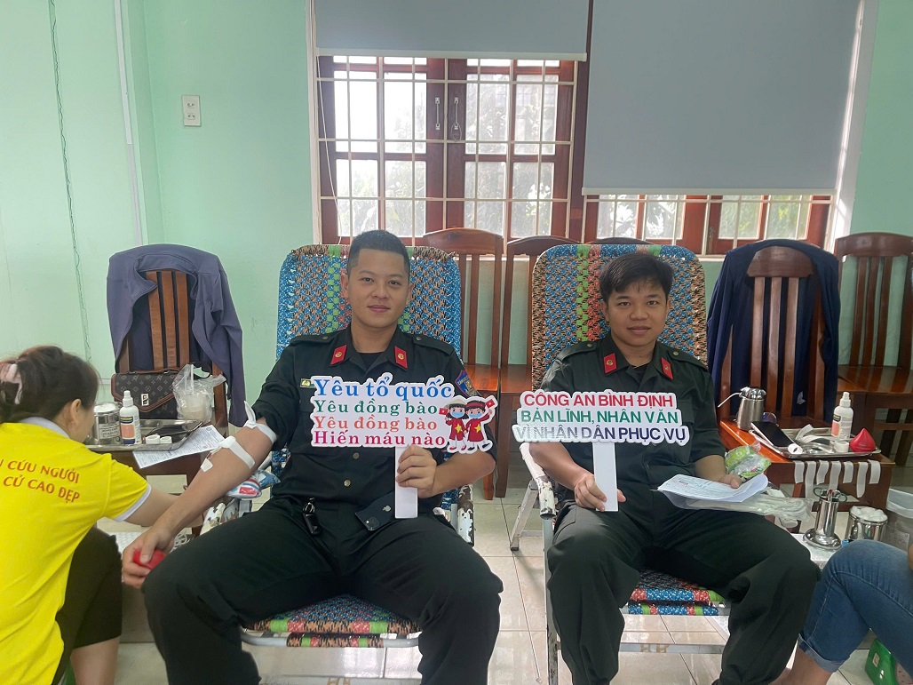 Ngày hội HMTN của tuổi trẻ Công an tỉnh Bình Định