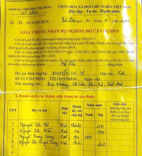 XIN GIÚP ĐỠ GIA ĐÌNH BỆNH NHÂN NGHÈO ĐANG CÓ HOÀN CẢNH ĐẶC BIỆT KHÓ KHĂN
