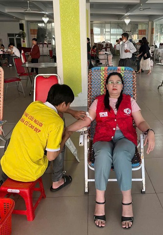 Huyện Phù Cát hưởng ứng Ngày toàn dân hiến máu tình nguyện 7.4