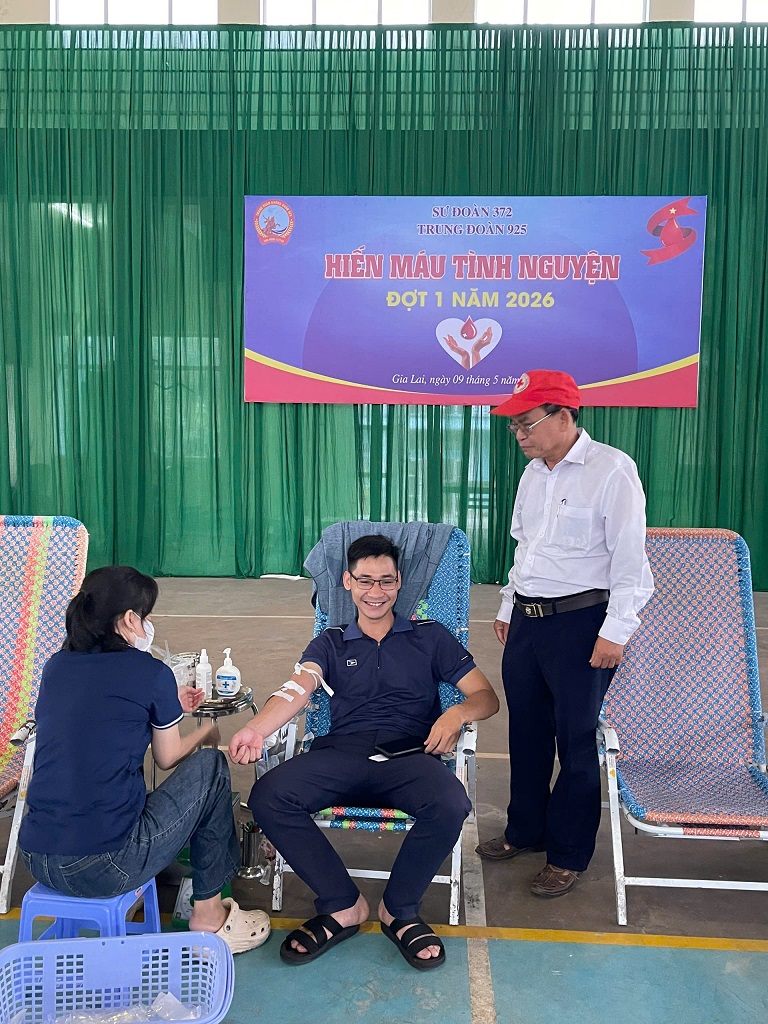 Hiến tặng 704 đơn vị máu trong ngày 9 và 10.5.2026
