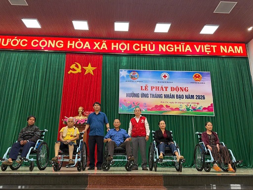 Gia Lai phát động hưởng ứng Tháng Nhân đạo năm 2026