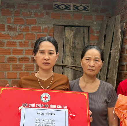 Mẹ và chị Võ Thị Định - Phường Hoài Nhơn Nam